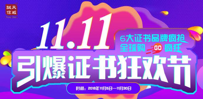 天威诚信:心跳1111,引爆SSL证书狂欢节! 天威诚信:心跳1111,引爆SSL证书狂欢节!
